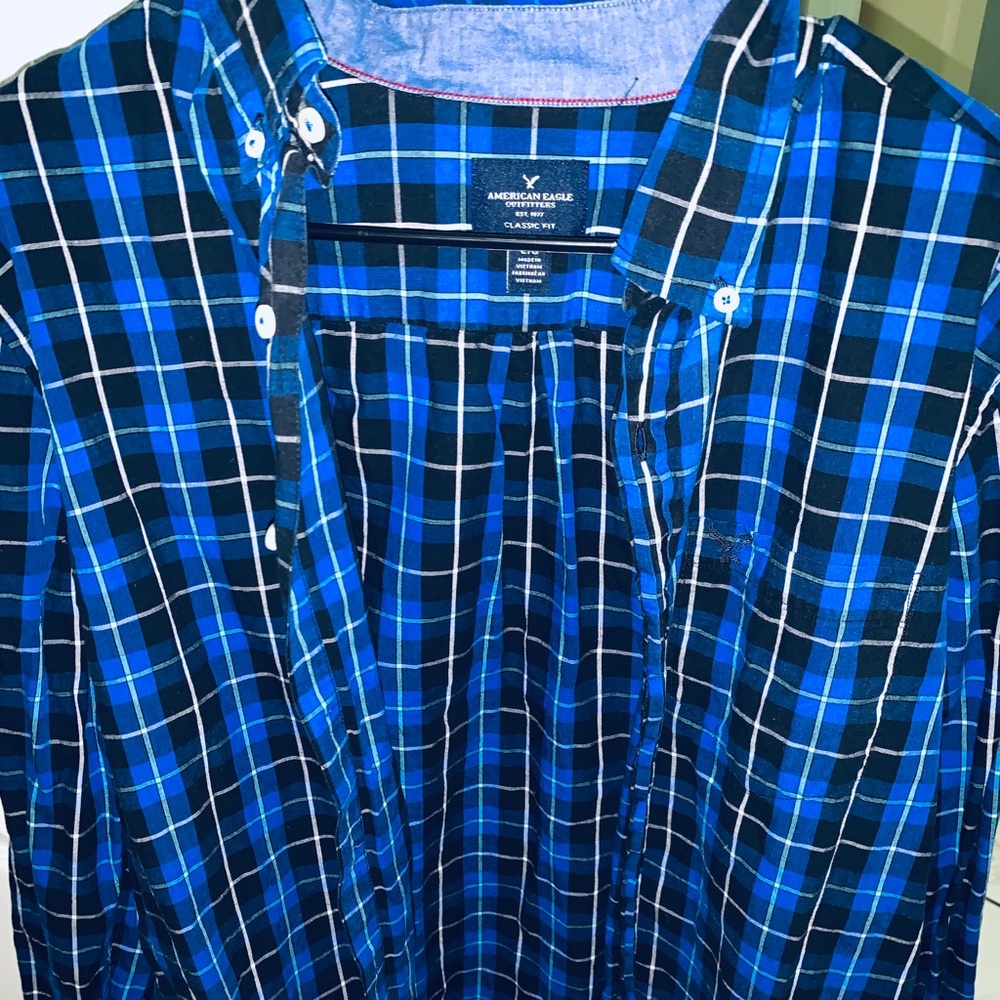 Men’s Large American Eagle button up